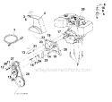 Page A Diagram and Parts List for 31AE993I401 1998 Yard Man Snow Blower